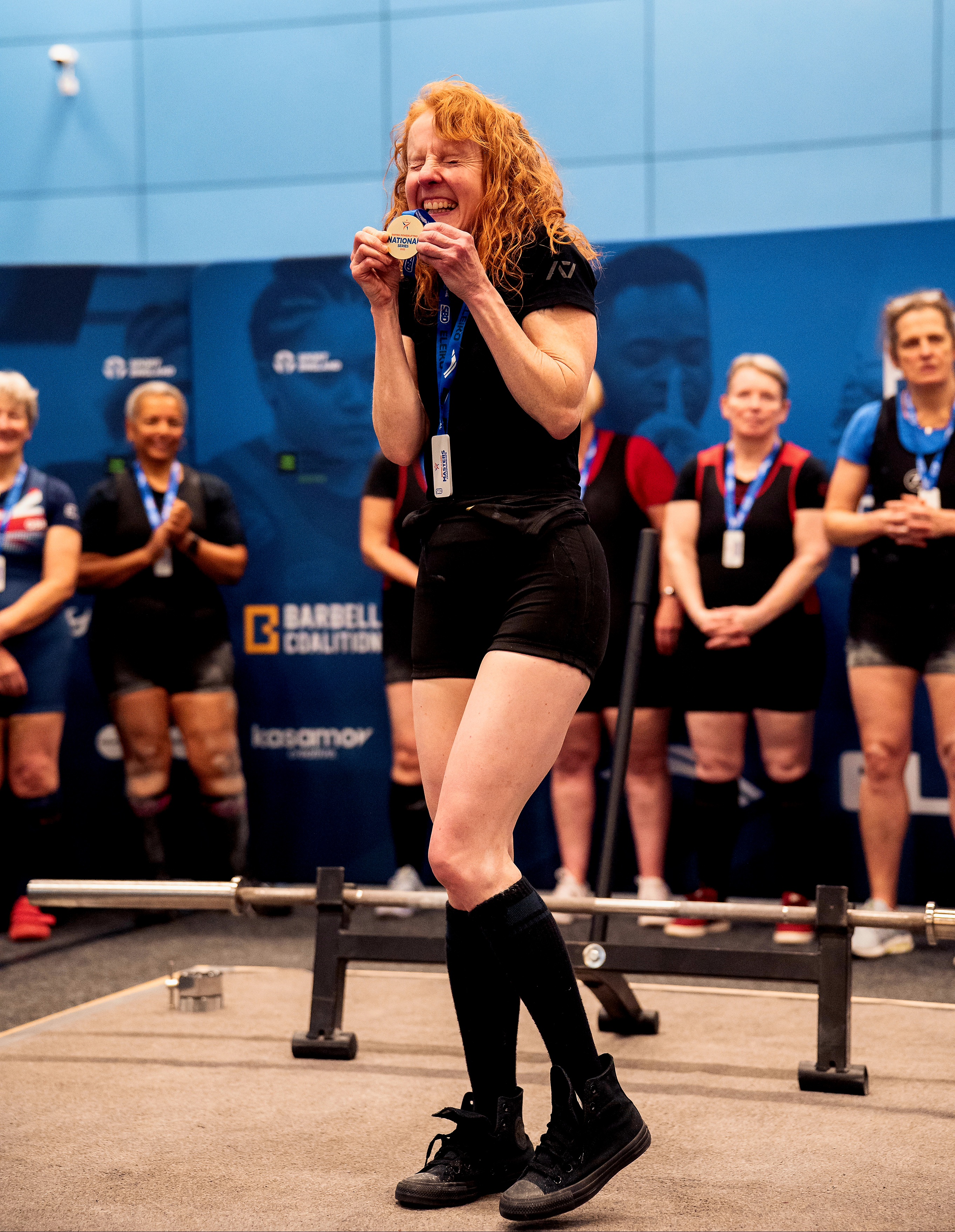  - SWAN Volunteer Coordinator  powerlifts her way to Gold