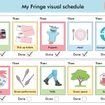SWAN volunteer creates visual schedule for the Edinburgh Fringe Cover image