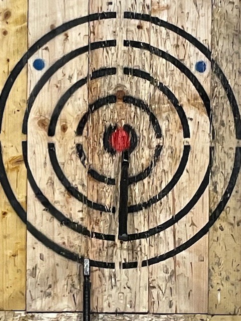  - Stirling Meet-up Group tries Axe Throwing